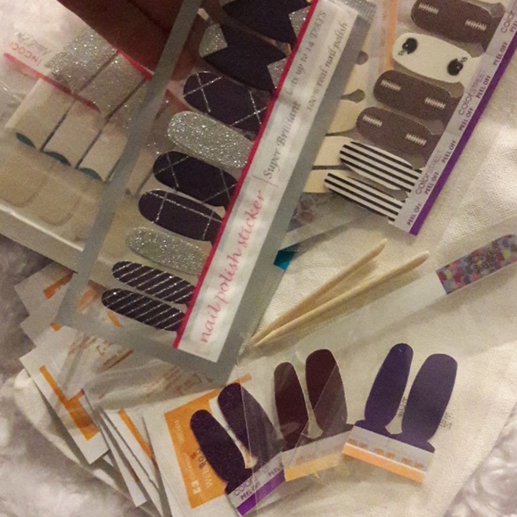 PURPLE QUEEN bundle of 7 mixed brand nails NEW - Picture 2 of 3